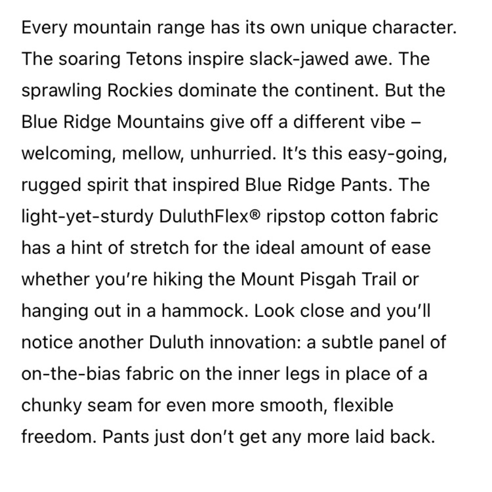 Men’s Blue Ridge Standard Fit Pants - Picture 9 of 9